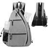 Vroomoto Borsa a Tracolla Pickleball Borsa a Tracolla Zaino Pickleball Spallacci Reversibili Regolabili 5 Tasche Tasca Nascosta Antifurto Porta Bottiglia D'acqua per Tennis (#4)
