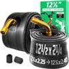 MoovMoov Camera d'Aria 12,5 pollici - Per Pneumatici 12 1/2x2 1/4x1 1/2, 12 1/2x2 1/4, 12.5x2.25 e 12 1/2x2.40 con ETRTO da 62-203 a 64-203 - Confezione da 2 - Per Bici
