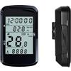 fesoklaf Computer per bicicletta wireless, tachimetro digitale per bicicletta, schermo LCD retroilluminato da 2,4 pollici, contachilometri per mountain bike e bici da strada