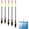 Larebidtex Waggler Set 5 pezzi 4 g - 6 g - 5 pezzi in diversi pesi per lanci larghi e visione chiara dei morsi