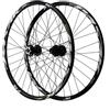 TINGMIAN Set di Ruote Bicicletta 26/27,5/29 Pollici, Bici Equilibrio Bicicletta con Freno Disco, Cerchio MTB A Doppia Parete, Lega Alluminio 32 Fori, Sgancio Rapido(27.5Inch)
