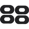 DOITOOL 4 Pezzi Copertura per Boccaglio da Immersione in Silicone Nero, Protezione Labbra Antirigetto e Antigelo per Regolatore e Snorkel, per Immersioni e Freediving