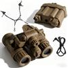 DYCZMALQ AN/PVS31 - Maschera tattica NVG non funzionale, con cordino, accessorio per casco softair per cosplay (BK)