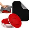 Generic Cuscinetti abrasivi da bowling, kit da 7 pezzi per la pulizia della superficie delle palle da bowling, strumenti per la pulizia della lucidatura abrasiva, professionali per la manutenzione |