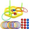 Generic Gioco di lancio con Anelli per Piscina - Schiuma Galleggiante Acquatico,Giochi di Anello per Bambini Piscina | e Adulti per Giardino All'aperto Sentiero Giardino Cortile Festa Estate