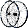 TINGMIAN Set di Ruote Bicicletta MTB Ruota Anteriore con Freno Disco, 26 27,5 29 Pollici, Lega Alluminio Doppia Parete, Sgancio Rapido 7 8 9 10 11 Velocità(26Inch)