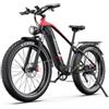 NexaCore E29 Nero/Rosso + F26 Lite Nero, Set 2 Biciclette Adulti, Telaio in Lega di Alluminio, Cambio Shimano, Freni a Disco, Pneumatici 27.5 e Fat 26 x 4.0, Connettività Bluetooth App