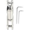 Generic Connettore per catena in acciaio inox marino, connettore girevole per barca, doppia rotazione, 1451,5 kg, per catena da 6 - 8 mm, con finitura lucida, compatibile con yacht e navi