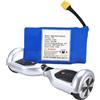 XYFGODEM Batteria agli ioni di litio 36 V 2 Ah/3 Ah/4 Ah per biciclette elettriche, protezione BMS, resistente all'acqua, con caricatore