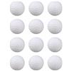 GXQZSZ Palline da golf bianche in plastica, confezione da 12 pezzi, 42 mm, con volo limitato per esercizi di percussione, guida range, uso domestico e giardino