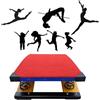 RTTYIKU Tramplino da ginnastica, Legno duro for hool domestico, attrezzatura sportiva for trampolino(2 springs/40 * 60cm)