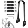 Generic Portapacchi Posteriore per Bici Capacità 30 Kg in Lega di Alluminio