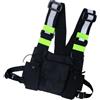 Generic Zaino frontale da uomo, grande capacità, borsa sportiva da petto per gilet da corsa con riflettente, zaino impermeabile con grande capacità di archiviazione