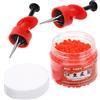 HOMOCONO Accessori per Pesca con Elastici Clip per Vermi Rossi, Set 1 in ABS, Strumenti Pratici per Esca, Perfetti per Pescatori e attività Outdoor