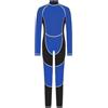 TiaoBug Bambini Tuta Immersioni Tuta In Neoprene Protezione Solare Beachwear Immersione Ragazzi Adolescenti One Piece Swimsuit Estate Nero 7-8 anni