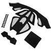 MOKKHNB Set 4 Imbottiture Casco in Schiuma Differenti Nero, per in Bici e Sport all'Aperto Stili multipli