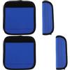CHILDWEET Set 4 Coperture Antiscivolo per Maniglie in Poliestere Imbottitura Confortevole e Forte, per Palestra e Casa Colore Blu