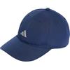 adidas Mixte Running Essential Climacool 6 Panel Baseball cap, Tech Indigo/Reflective Silver, M-L