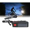TianfuSpanda Luce solare per bici ricaricabile con clacson per guida notturna