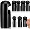 SAFIGLE Set 8 Tappi per Pali Trampolino in Plastica Neri, Accessori per Rete di Sicurezza, Ricambi per Trampolini Domestici