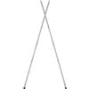 HOMOCONO Asta Calcio Tavolo Biliardino Argento 2 Pezzi Diametro 8mm Lunghezza 52,5cm con Cappucci Sicurezza per Accessori Calcio Balilla Tavolo per Adulti e