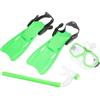 BELLIFFY Set Completo Snorkeling per Adulti Maschera in Pc, Boccaglio Anti-perdita e Pinne Leggere in Pvc, Design Ergonomico per Immersioni e Nuoto Protetto