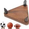 Generisch Espositore per palloni, supporto multisport, in metallo, supporto per calcio, basket, pallavolo, rugby, organizer per casa, garage, palestra, vetrina, decorazione per sala sportiva