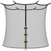 Clever Leon Rete Interna Trampolino 10FT, 300/305/312 cm, 6 Pali