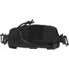 MOKKHNB Marsupio da Spalla Nero per Zaino Apertura Ampia in Nylon e Abs, Borsa Accessoria per Attrezzi e Carte, per Escursionismo e Trekking Outdoor