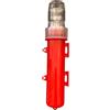 Generisch Torcia elettronica a LED di emergenza per barche, omologate, per salvataggio in mare (rosso, taglia unica)