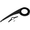 CIYODO Copricatena per Bici 38-40 Denti in Plastico Nero, Protezione Antivibrazione Catena e Corona per Mountain Bike e Bici da Città, Accessorio Funzionale per Ciclismo Urbano e Trail