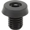 Baxnore Copertura Inferiore per Stecca da Biliardo Premium in Lega di Alluminio Tappo Posteriore in plastica Protezione per paraurti per Stecca da Biliardo Nero per Come Accessori