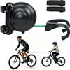 Anhow Corda da Traino per Bici per Bambini e Adulti, Câble de Remorquage pour vélo 2.5M Traino Bici Bambino Fune per MTB, E-Bike, Bicicletta, Nero, Universale