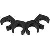 SHOWERORO Morsetto Singolo Nero in Nylon 25mm Set 4 Pezzi per Tubo Accessori per Barche e Attrezzatura Marina per Yacht