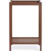 Supporto per Lavello Delfi 50,5x28,5x75 cm in Ferro Zincato SUP25-R Ruggine