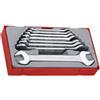 TENG TOOLS Teng TT6208Metric - Set di chiavi a forchetta aperta, 8 pezzi