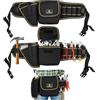 Wantli Marsupio Porta Attrezzi da Cintura Oxford 600D | Cintura Rimovibile, Borsa Utensili 290g con 2 Tasche per Elettricisti e Fai-da-Te, 60x20cm, Nero