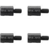 SageFurned Convertitore adattatore filettato, 4 pezzi, da M10 a M14, per smerigliatrice angolare, punta da trapano, gambo interfaccia meccanica (M14-M10)