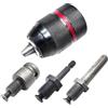 TYDHGSE Mandrino Autoserrante In Metallo For Impieghi Gravosi 1/2-20UNF 13 Mm Con Attacco Esagonale/SDS/presa Adattatore Femmina Quadrato Utensile Professionale(Chuck and Shank Set)