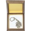 Art Dog Portachiavi In Argento Di Golden Retriever Con Un Cane, Box Art Dog DE