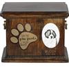 Art Dog Tornjak - Urna Per Ceneri Di Cani Con Piastra In Ceramica E Descrizione DE
