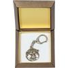Art Dog Akita Giapponese - Portachiavi In Argento Con Un Cane, Box Art Dog DE