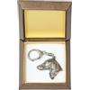 Art Dog Saluki - Portachiavi In Argento Con Un Cane, Box Art Dog DE
