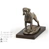 Boxer (Non Ritagliato), Scultura In Legno Bronzo ArtDog DE