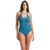 ARENA Shapewear Women's Alessia C-Cup Swimsuit Ladies Shaping Suit Pool And Beach Costume Intero, Verde-Blu, 50 Donna