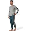 Lovable Pigiama Girocollo in Cotone 100% | Maglia Manica Lunga | Pantaloni Lunghi con Coulisse e Tasche | Nightwear e Loungewear Uomo, Verde Vintage 6 - XL