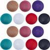 WEBEEDY 14 Pezzi di Base di Cappello Fascinatore Rotondo 7 Colori Forniture per Parrucchiere Modisteria di Lino per Cappello Vintage Tea Party Matrimonio Pasqua Natale Fai da te, Diametro 12,7 cm