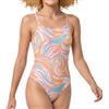 Ewbob Costume da bagno intero ad asciugatura rapida, per bambini, con spalline incrociate, da spiaggia, per 5-16 anni, 005white Caffè, 15-16 Anni