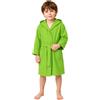 Dorian Home - Accappatoio Bambino Bambina in Microfibra Anallergico, Morbido, Leggero Salvaspazio Assorbente, Rapida Asciugatura con Cappuccio, Tasche, Cintura a Passanti e Gancio, Lavabile (no Stiro)