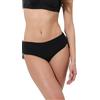 Lovable Parte Bassa del Costume | Slip a Vita Alta con Coulisse | Microfibra Lucida | Expert Shiny Micro Donna, Nero 4 - L